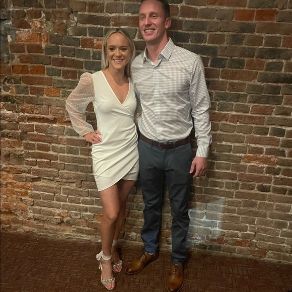 Nanamacs declaring my love mesh sleeve bodycon dress - Picture 6 of 9